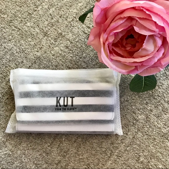 New KUT Black & White Striped Wallet - Picture 4 of 4